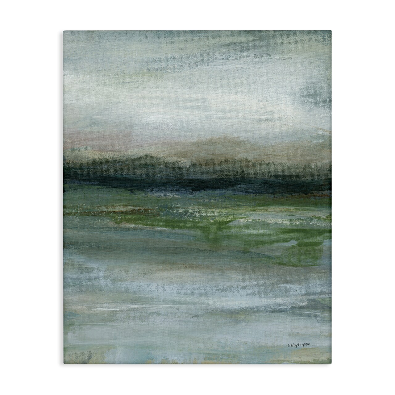 Stupell Industries Abstract Landscape View Canvas Wall Art Design by Haley Knighten